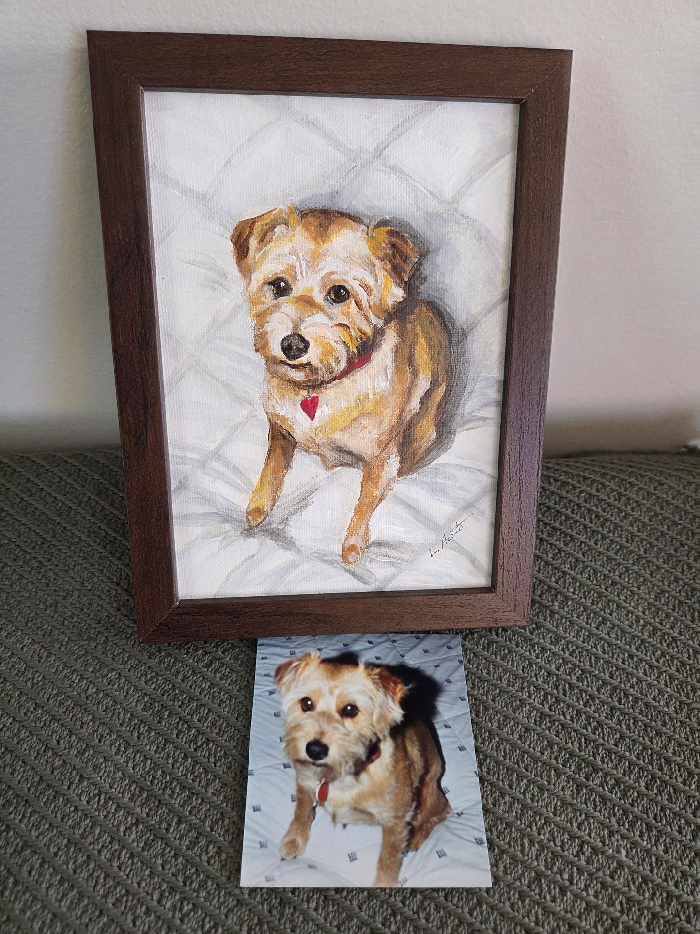 Pet Portrait Painting 5x7