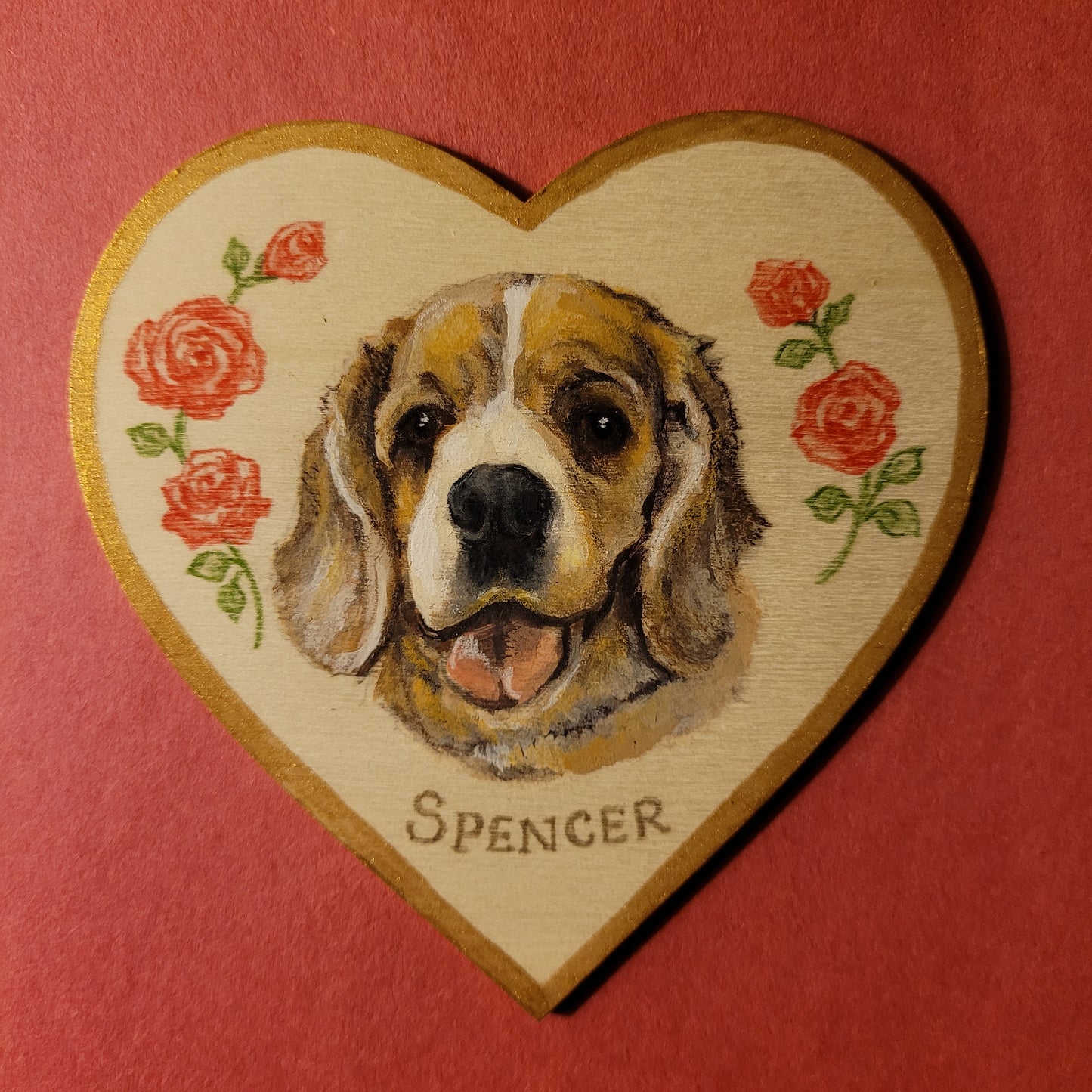 Heart Magnet Pet Portrait
