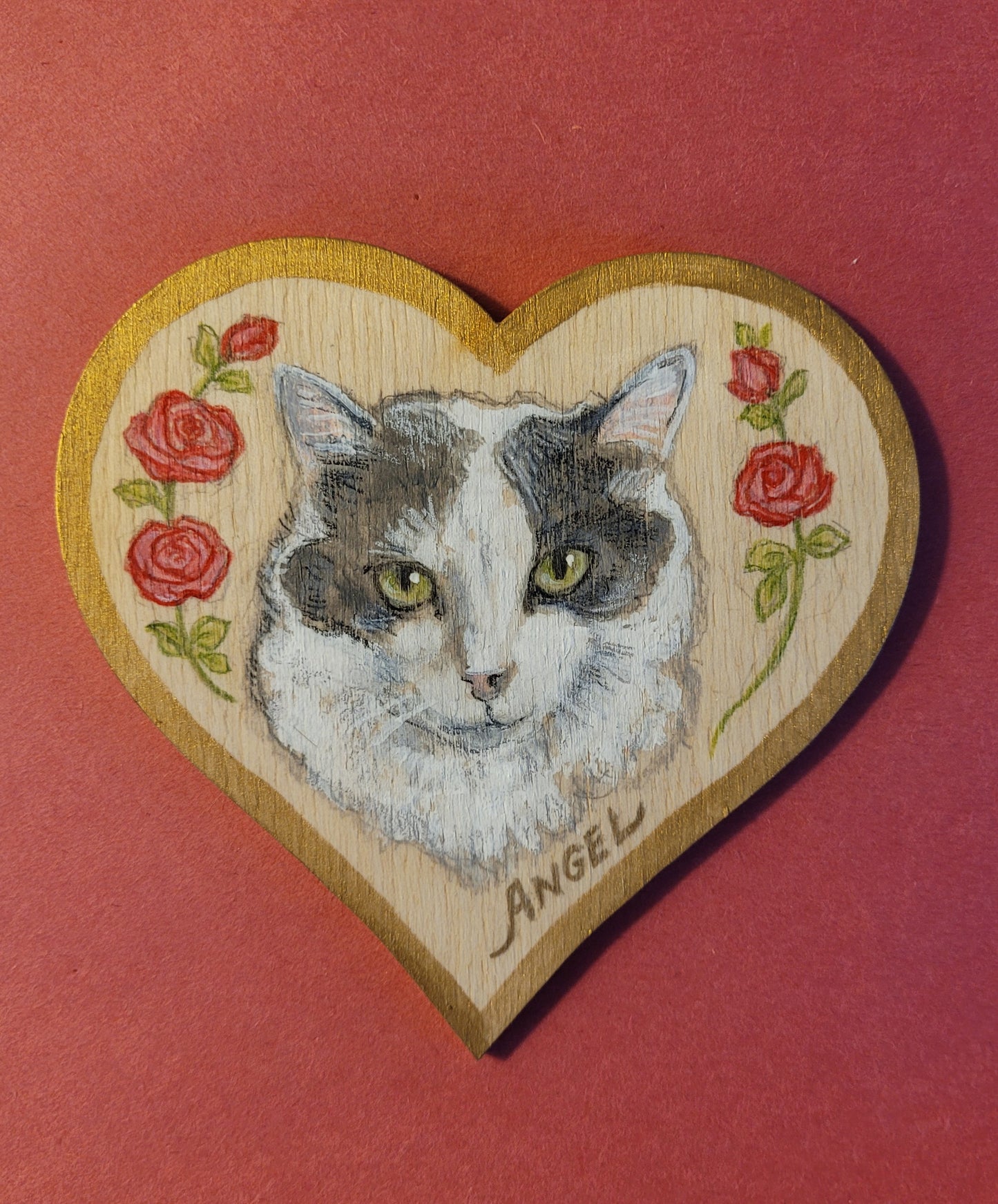 Heart Magnet Pet Portrait