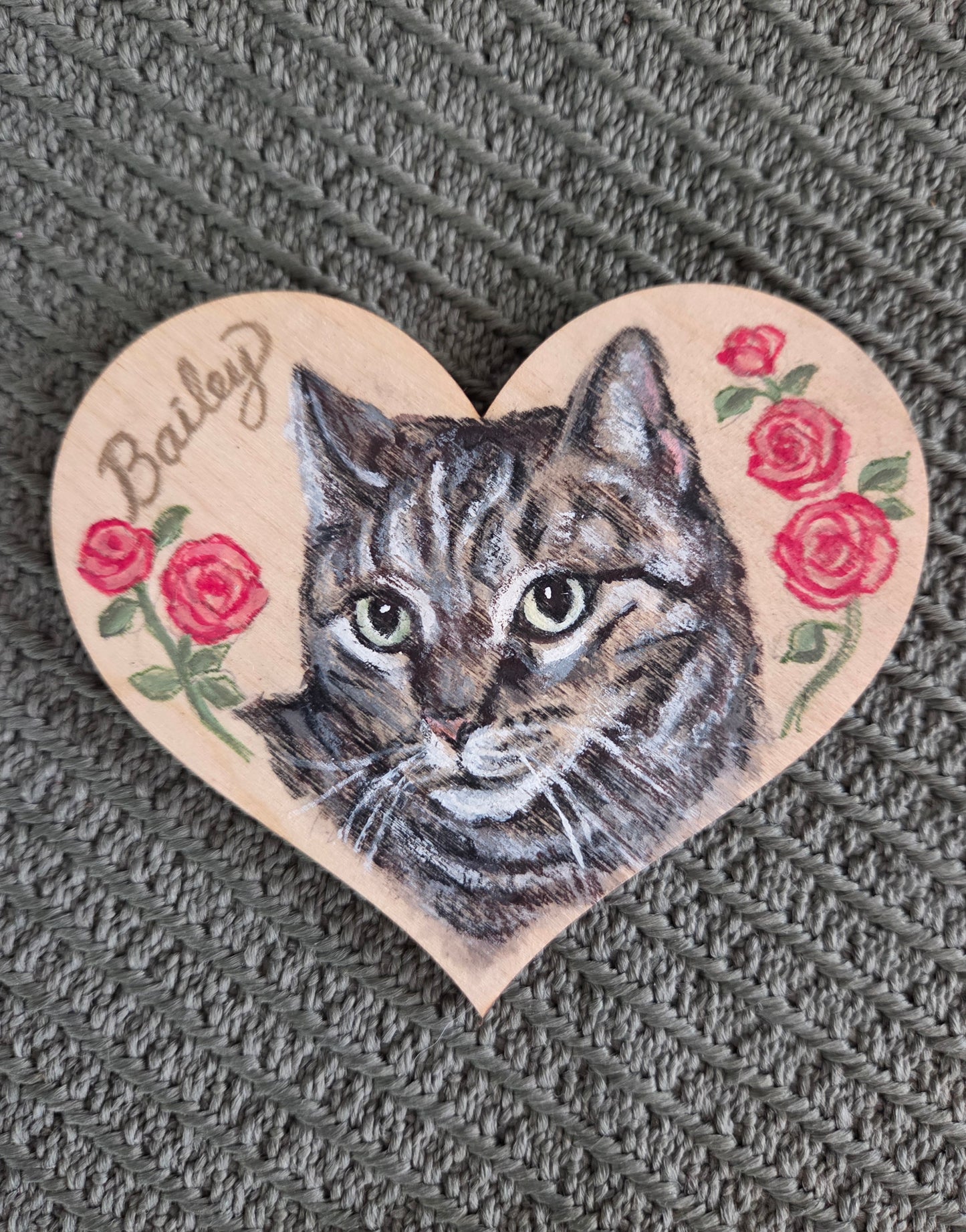 Heart Magnet Pet Portrait