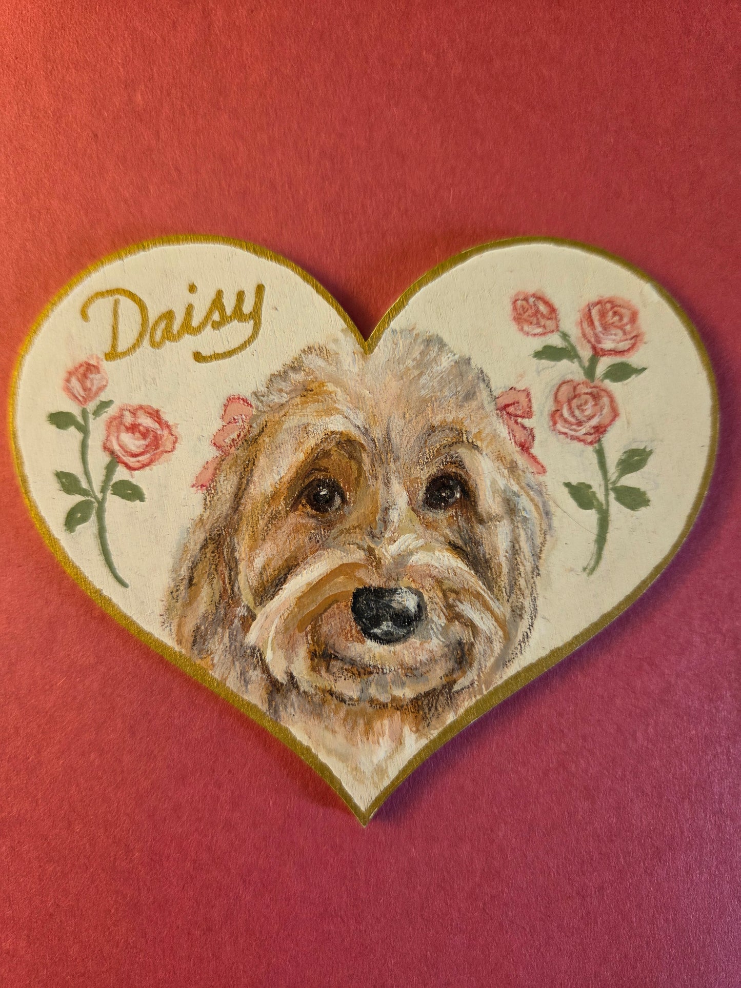 Heart Magnet Pet Portrait