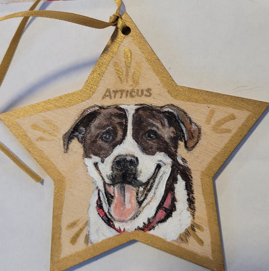 Ornament Pet Portrait Star
