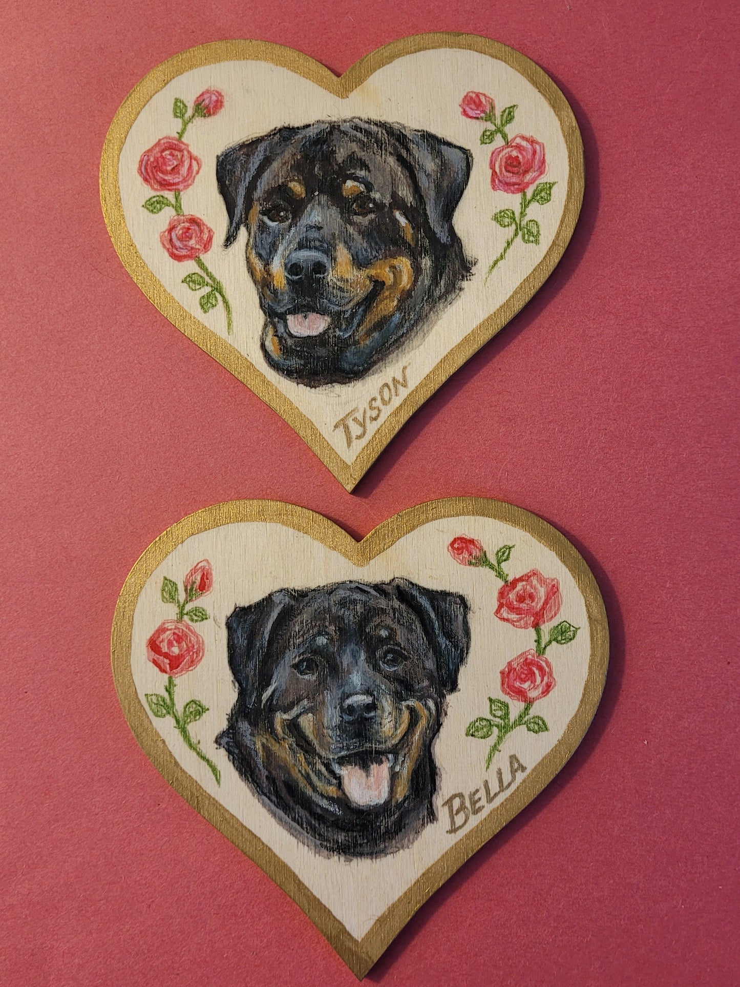 Heart Magnet Pet Portrait